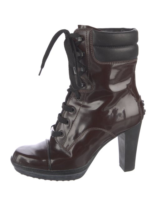 Tod's Leather Lace-Up Boots