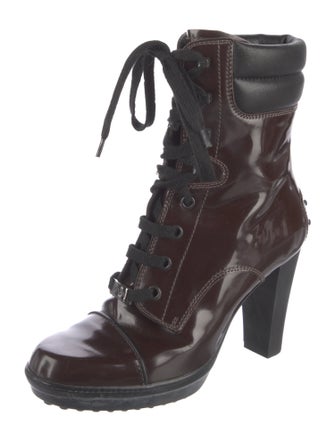 Tod's Leather Lace-Up Boots
