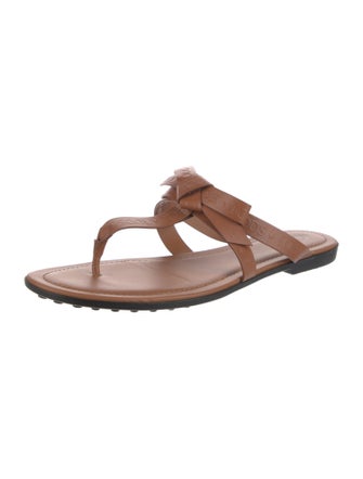 Tod's Leather Slides