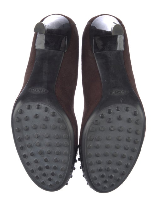 Tod's Suede Studded Accents Pumps
