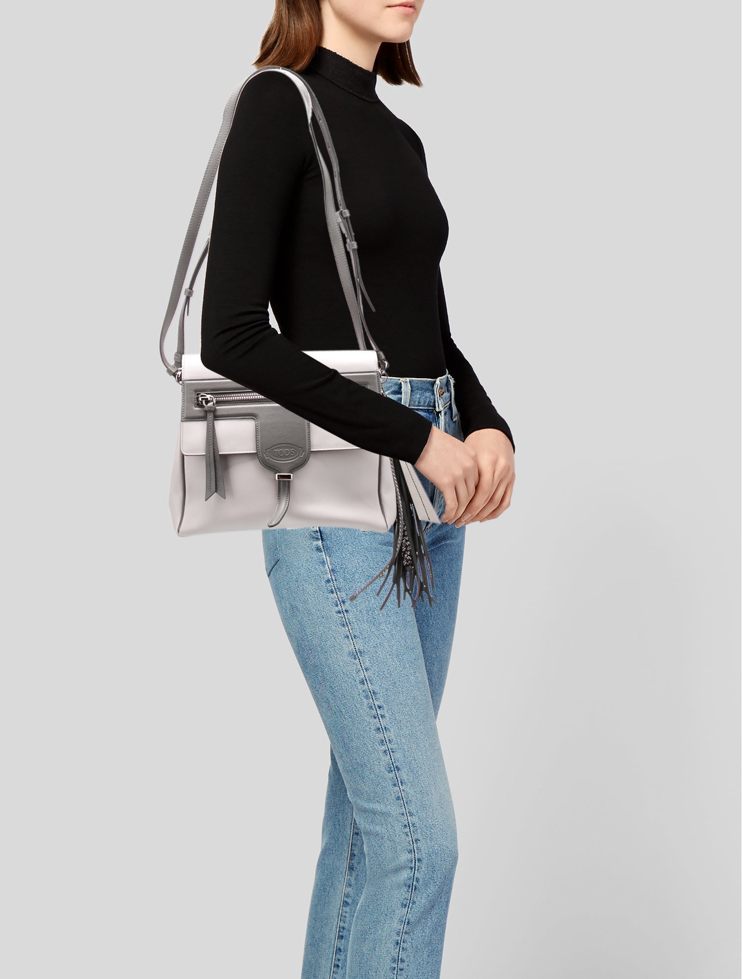 Tod's Leather Shoulder Bag w/ Tags