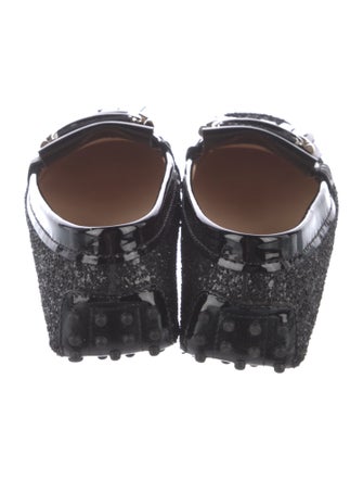 Tod's Glitter Moccasins
