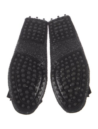 Tod's Glitter Moccasins