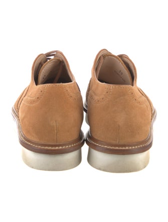 Tod's Suede Lasercut Accents Oxfords