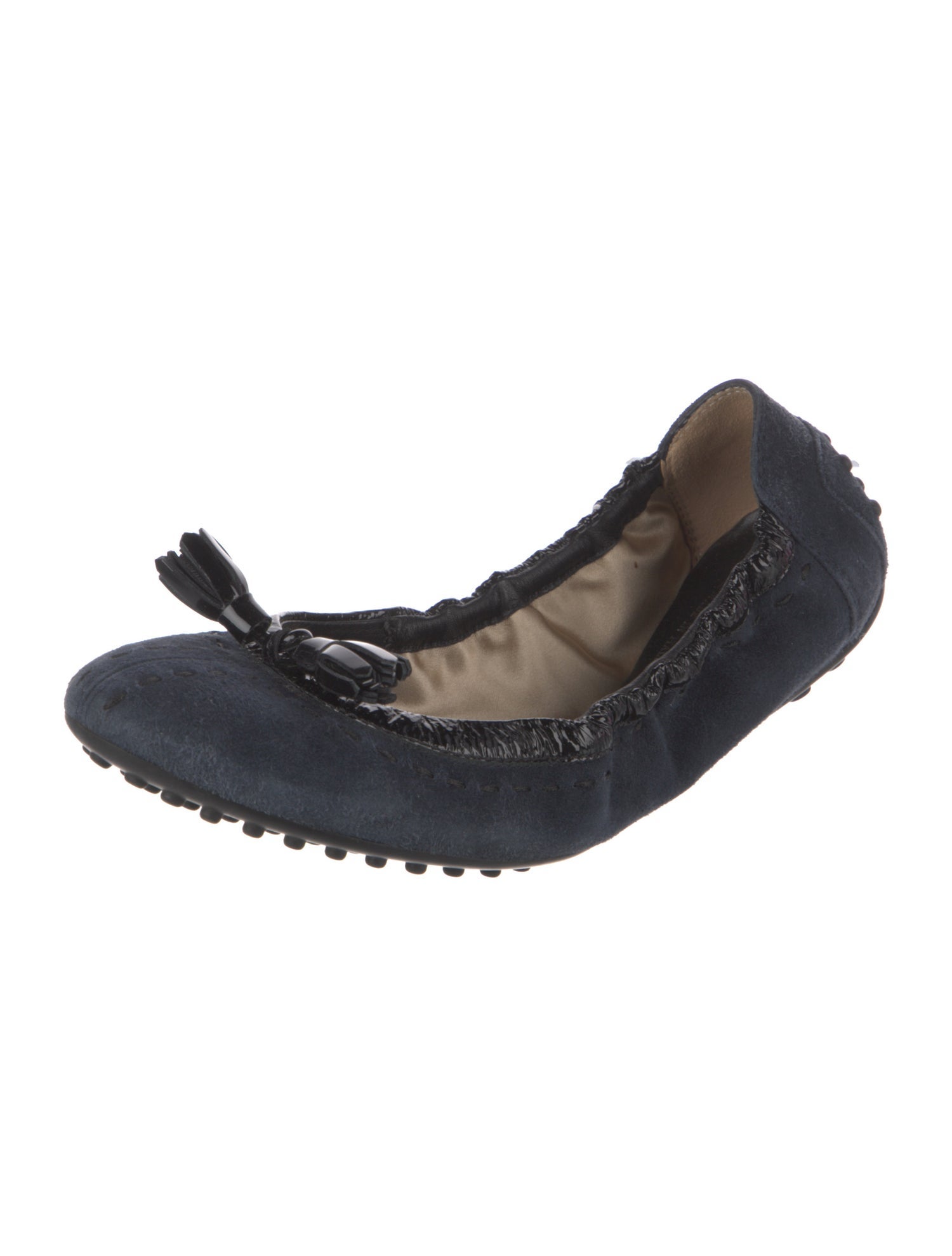 Tod's Suede Ballet Flats