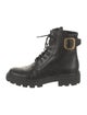 Tod's Leather Combat Boots