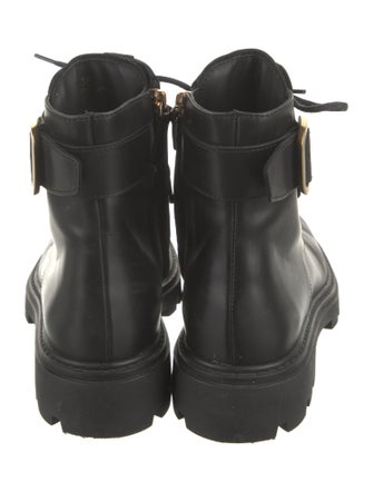 Tod's Leather Combat Boots