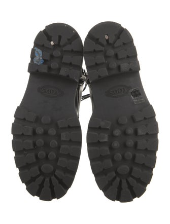 Tod's Leather Combat Boots