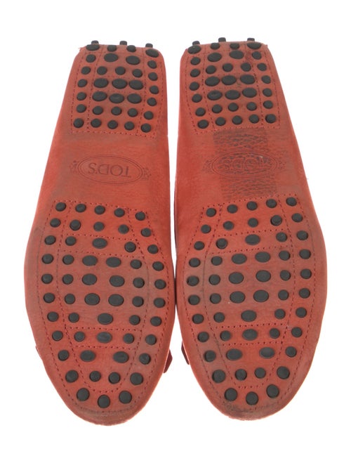 Tod's Suede Lasercut Accents Loafers