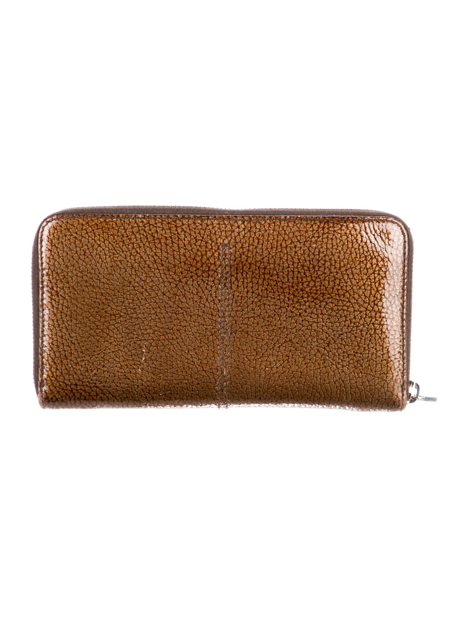 Tod's Patent Leather Continental Wallet