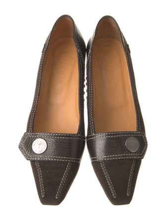 Tod's Suede Printed Pumps