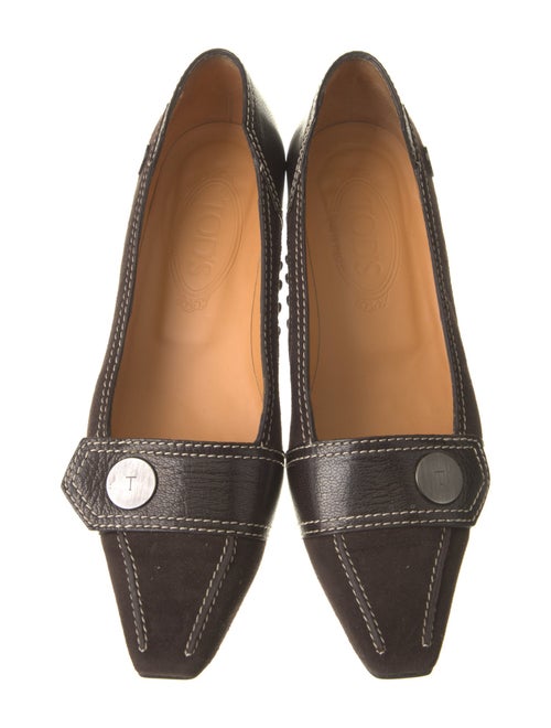 Tod's Suede Printed Pumps