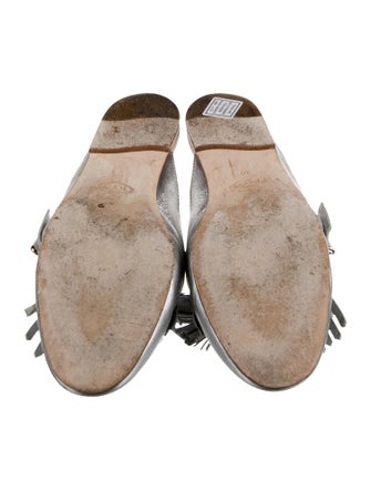 Tod's Leather Tassel Accents Mules