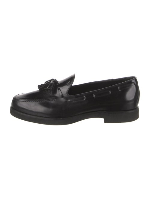 Tod's Leather Tassel Accents Loafers