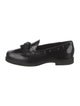Tod's Leather Tassel Accents Loafers