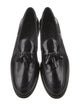 Tod's Leather Tassel Accents Loafers