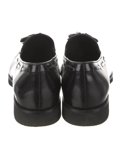 Tod's Leather Tassel Accents Loafers