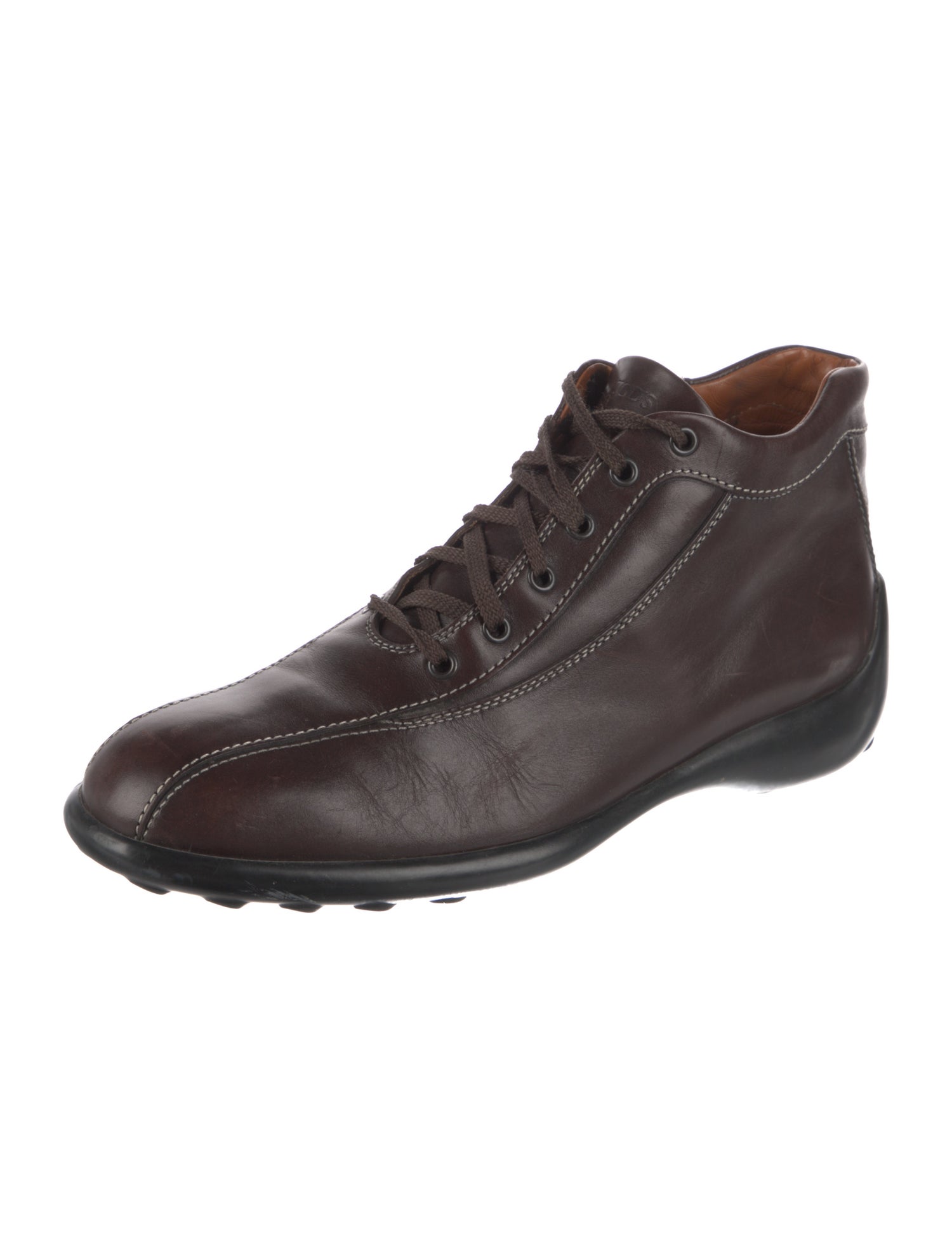 Tod's Leather Lace-Up Boots