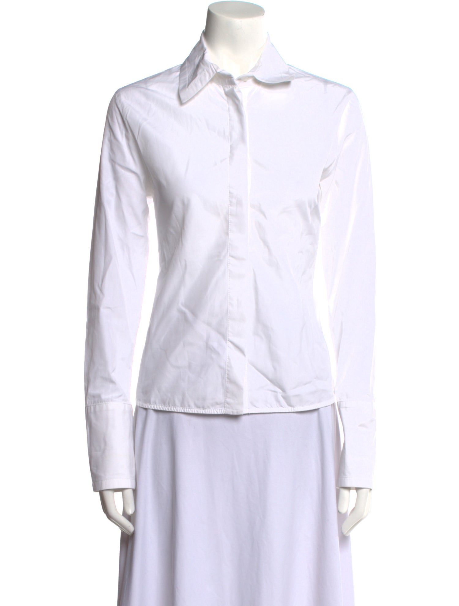Tod's Long Sleeve Button-Up Top