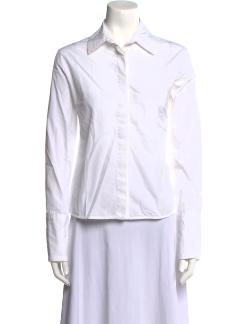 Tod's Long Sleeve Button-Up Top
