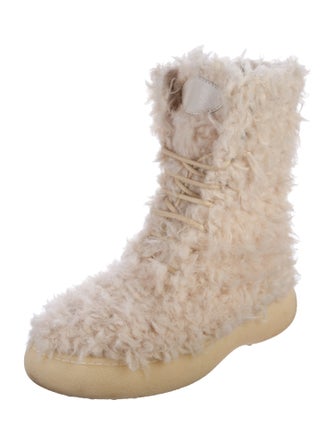 Tod's Shearling Combat Boots