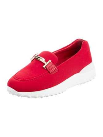 Tod's Signature Logo Neoprene Loafers