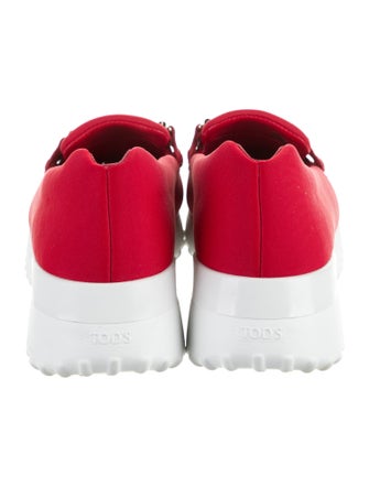 Tod's Signature Logo Neoprene Loafers