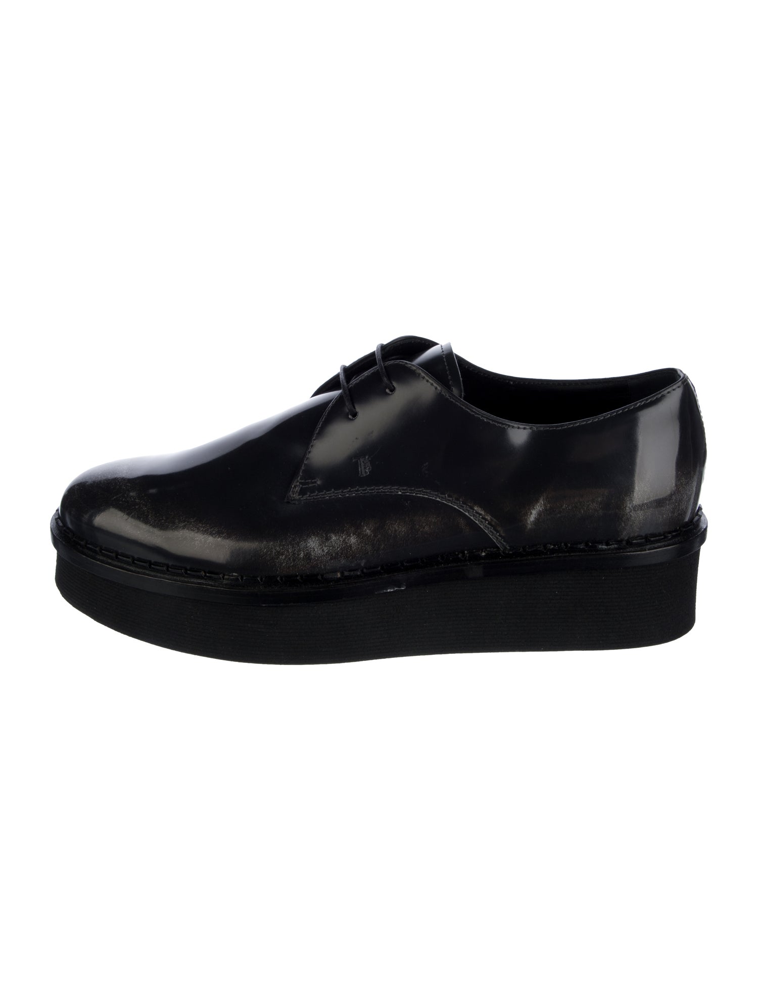 Tod's Patent Leather Oxfords