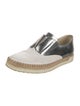 Tod's Leather Colorblock Pattern Espadrilles