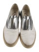 Tod's Leather Colorblock Pattern Espadrilles