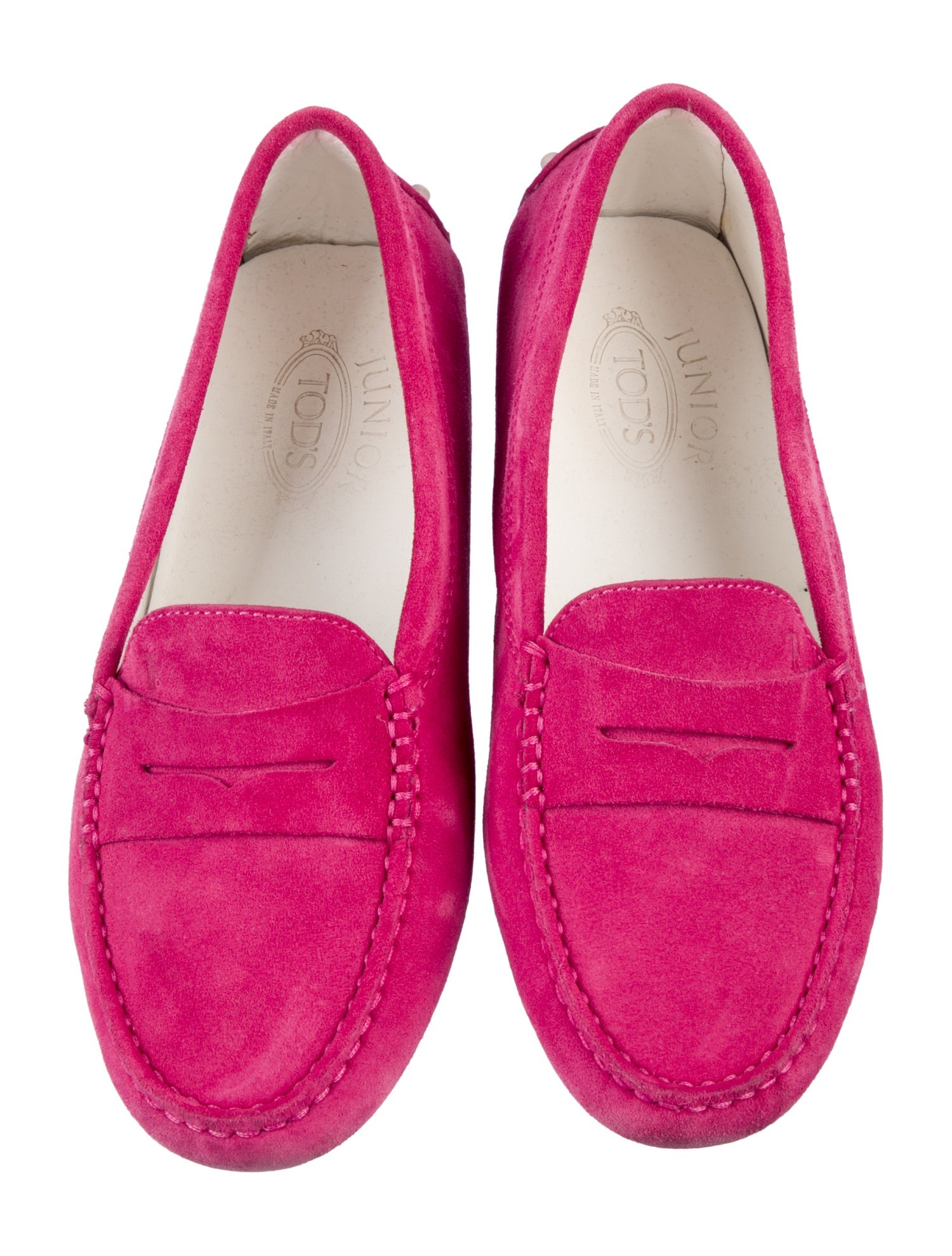 Tod's Kids Girls' Solid Suede Loafers