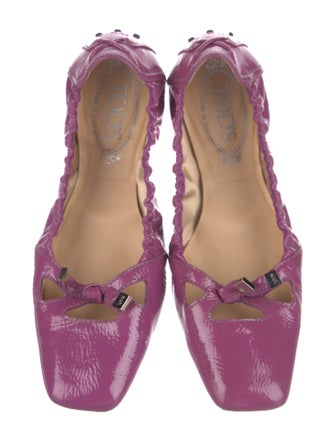 Tod's Patent Leather Ballet Flats