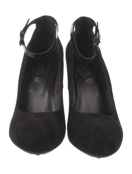 Tod's Suede Tassel Accents Pumps