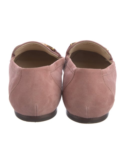 Tod's Suede Chain-Link Accents Loafers