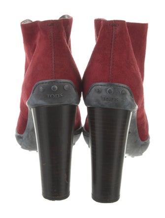 Tod's Suede Lace-Up Boots