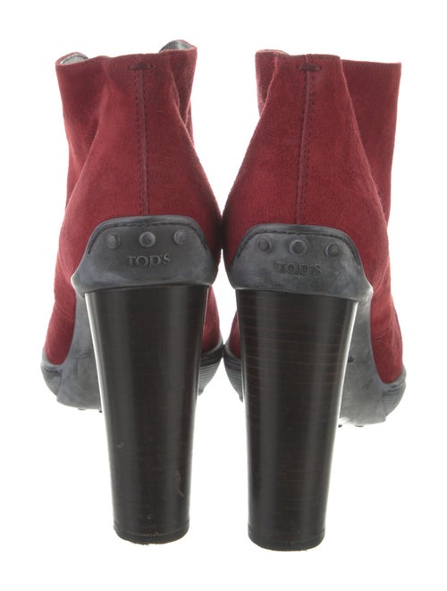 Tod's Suede Lace-Up Boots