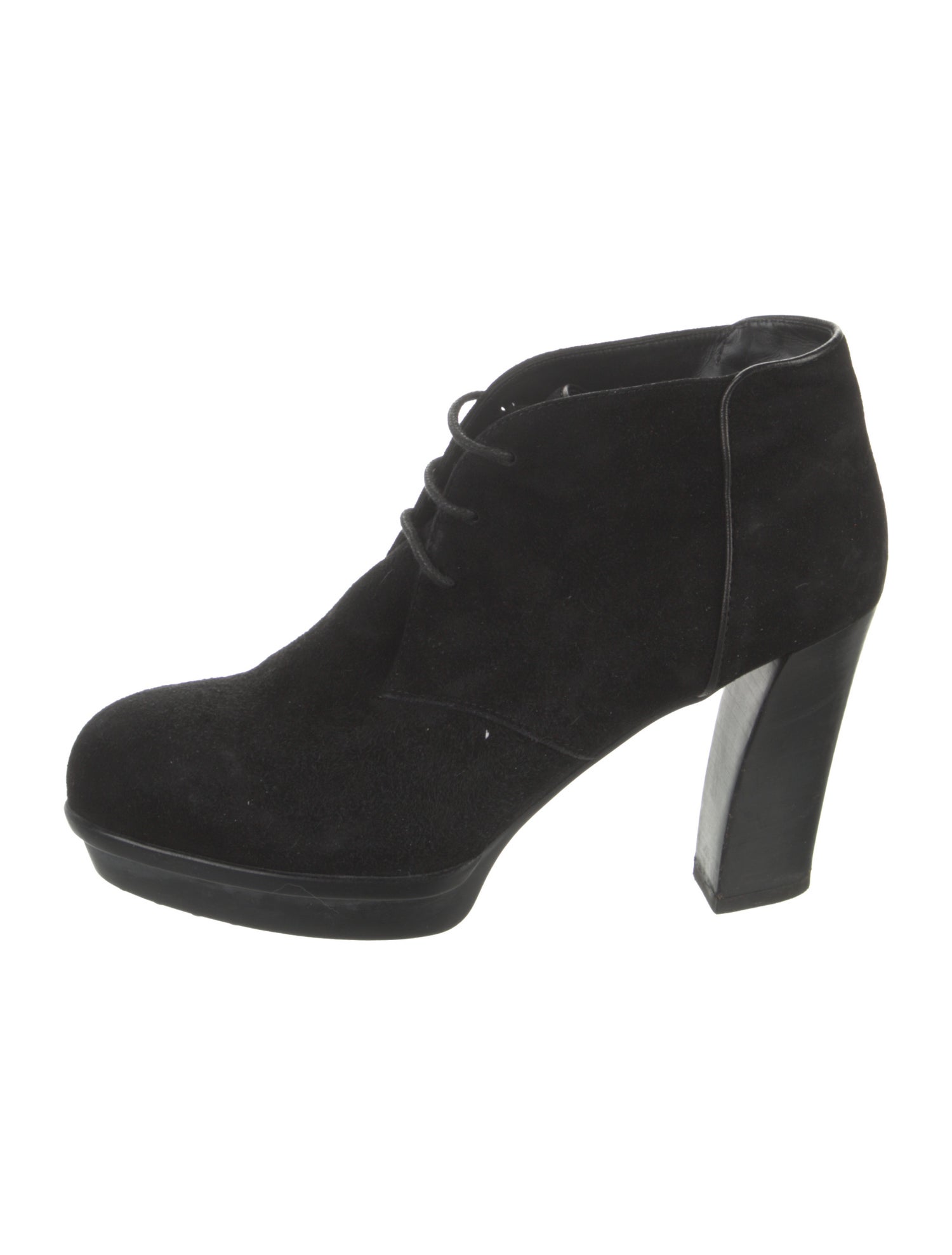 Tod's Suede Leather Trim Embellishment Lace-Up Boots