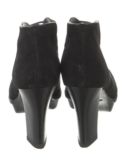 Tod's Suede Leather Trim Embellishment Lace-Up Boots