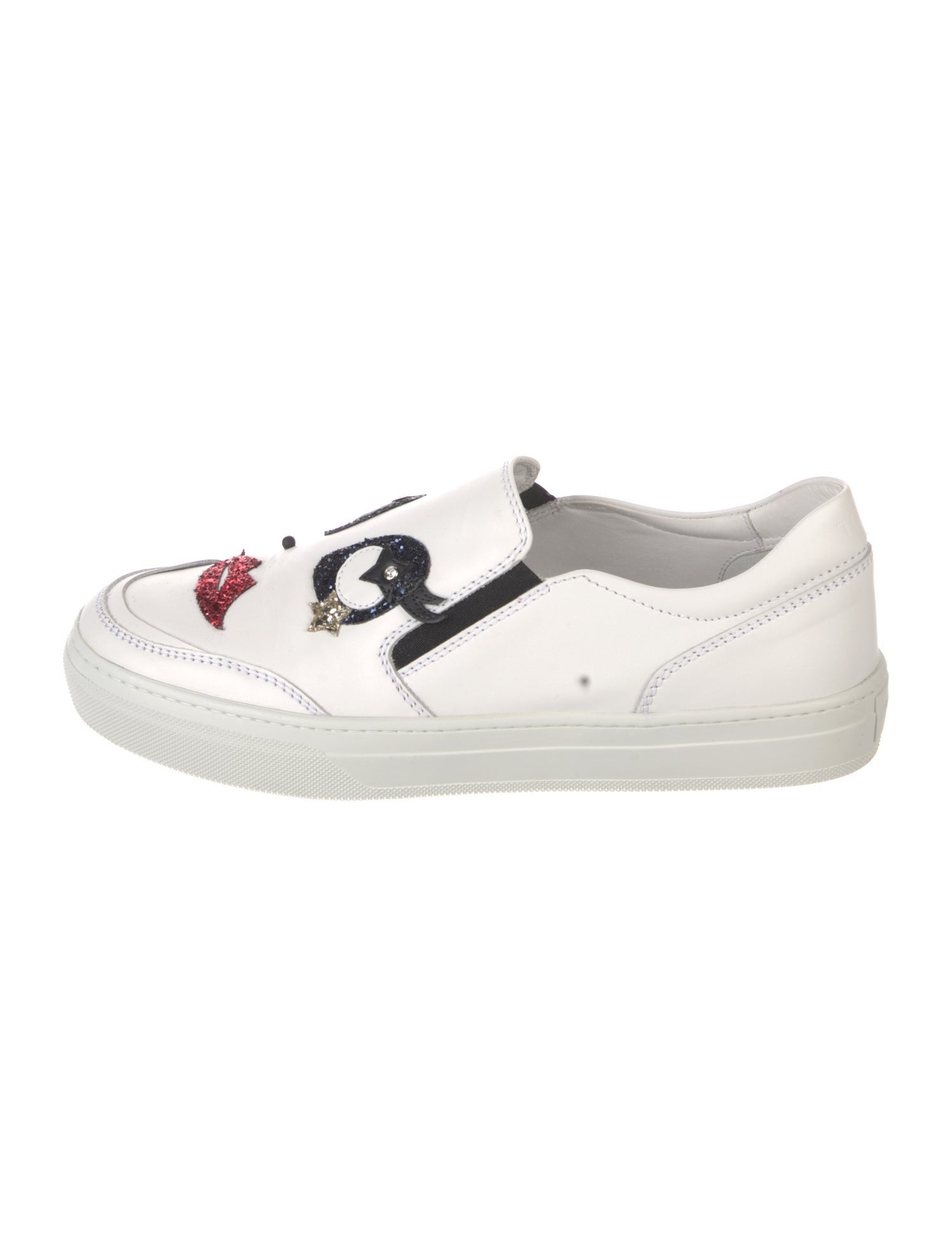 Tod's Leather Patterned Sneakers