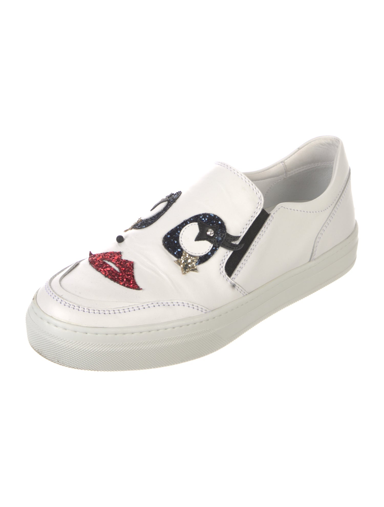 Tod's Leather Patterned Sneakers