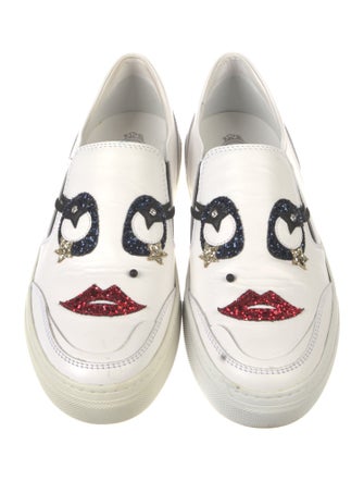 Tod's Leather Patterned Sneakers