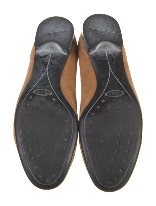 Tod's Suede Crystal Embellishments Flats