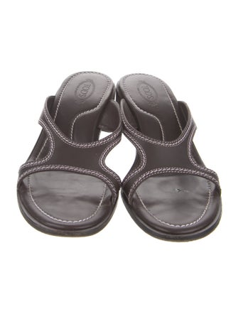 Tod's Leather Slides