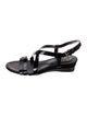 Tod's Patent Leather Slingback Sandals