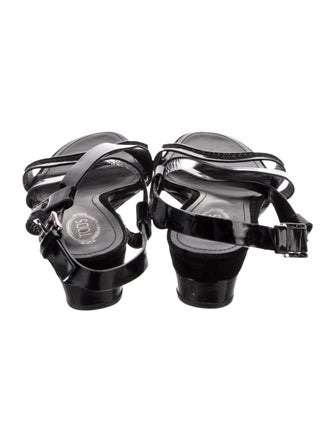 Tod's Patent Leather Slingback Sandals