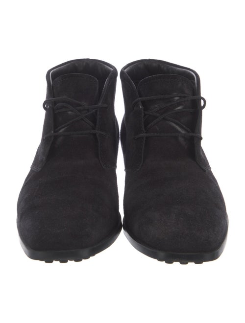 Tod's Suede Lace-Up Boots