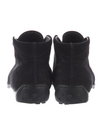 Tod's Suede Lace-Up Boots
