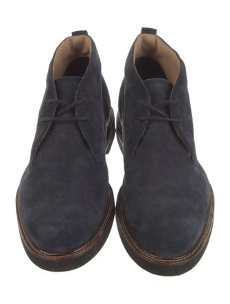 Tod's Suede Lace-Up Boots