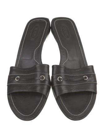 Tod's Leather Slides