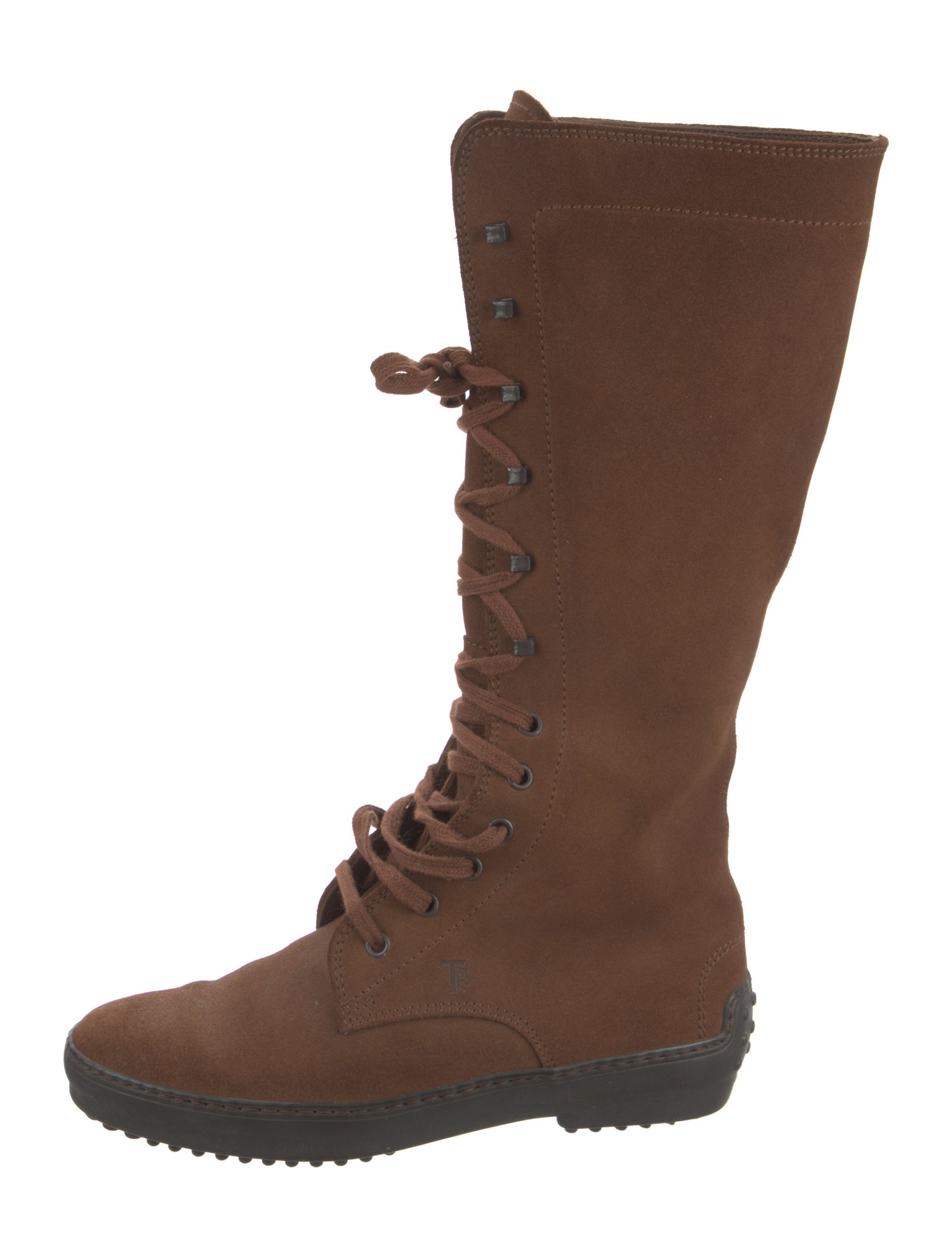Tod's Suede Lace-Up Boots